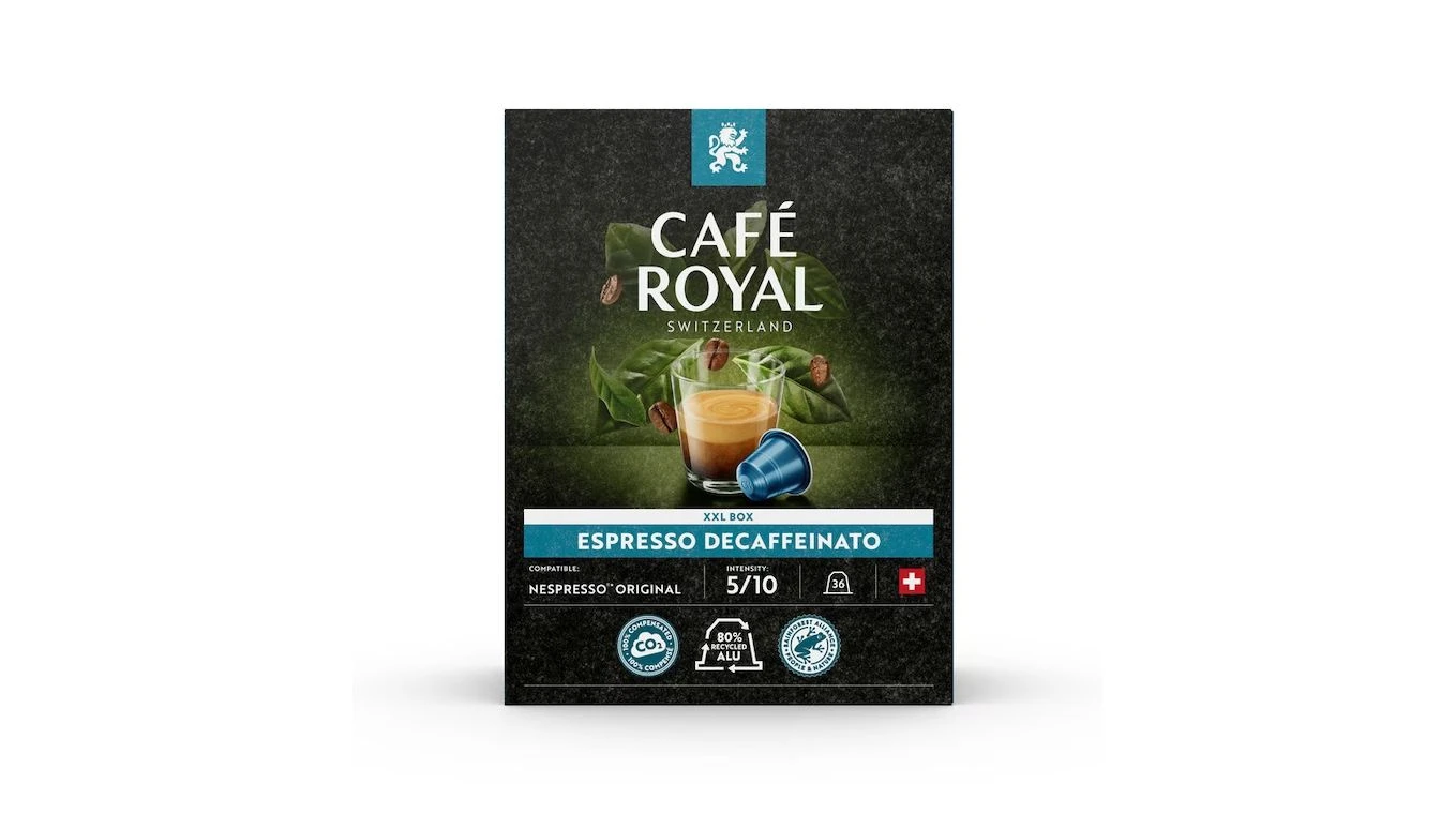 CAFÉ ROYAL Kaffeekapseln Espresso Decaffeinato 36 Stück
