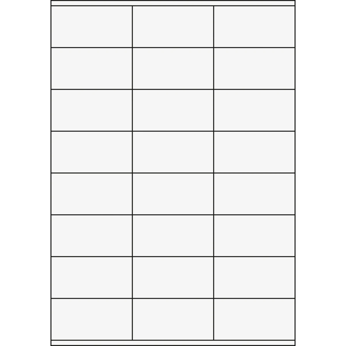 Etiketten A4, 70 x 36 mm, 100 Blatt