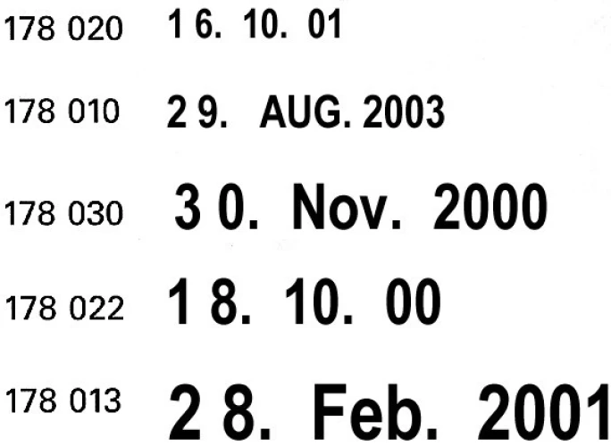 TRODAT 1010D Datumstempel D