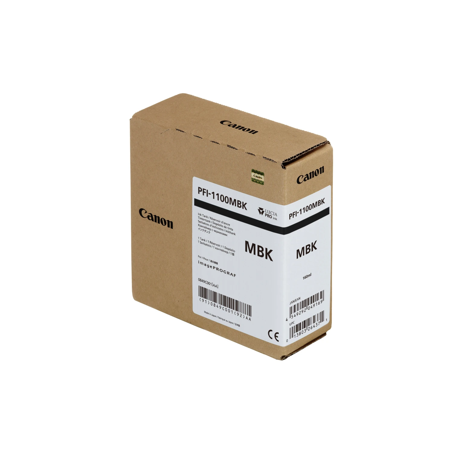 CANON PFI-1100MBK Tintenpatrone matt schwarz