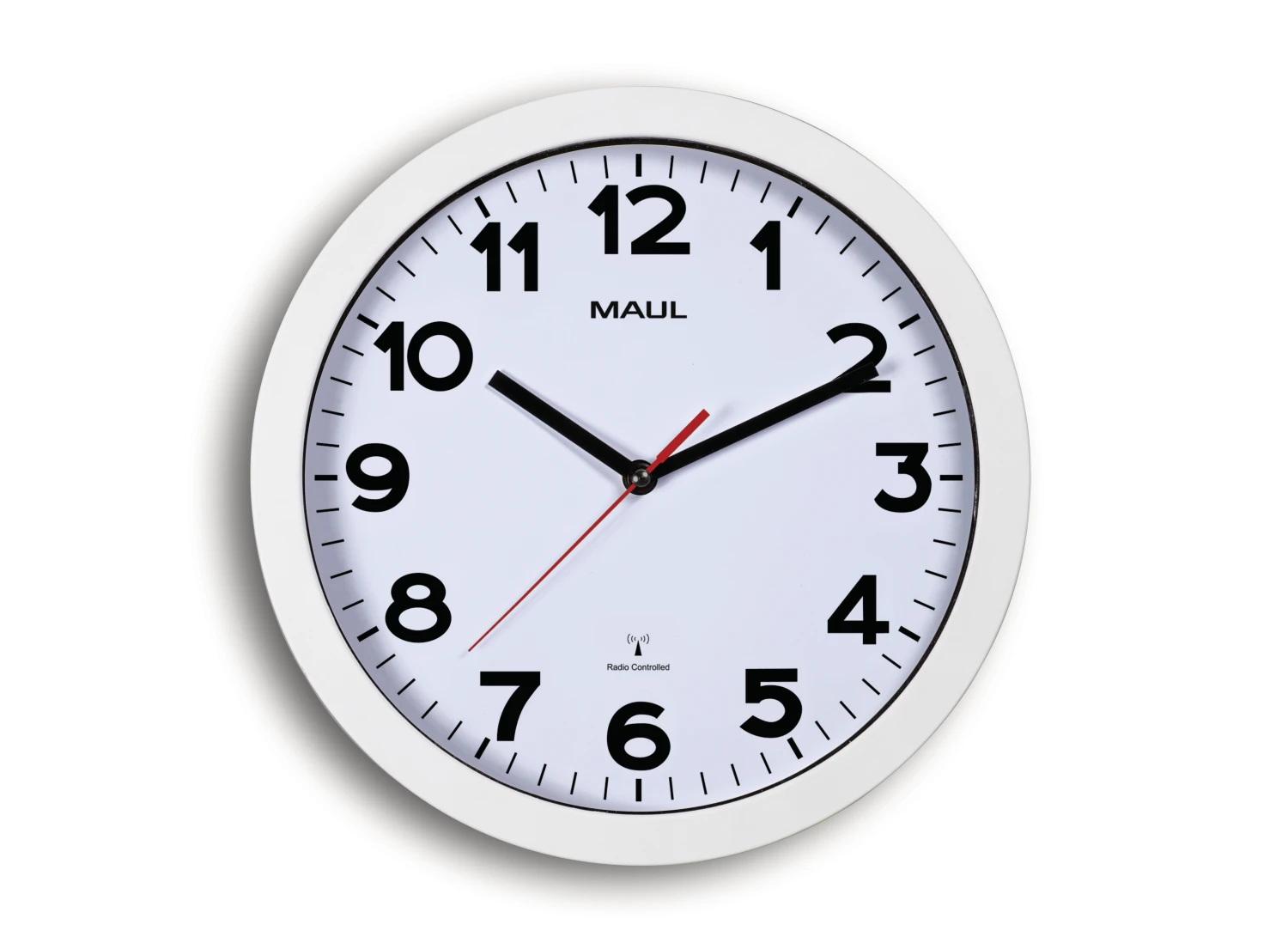 MAUL Wanduhr weiss - MAULstep 30RC - 30 cm