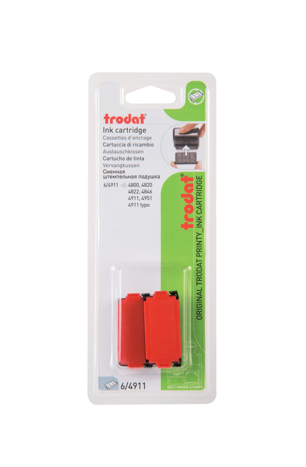 TRODAT Stempelkissen 6/4911 - 2er Pack