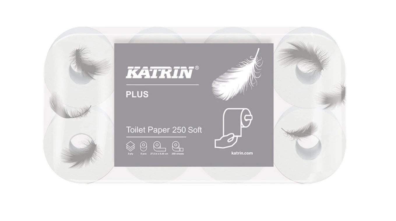 KATRIN Papier toilette 3 couches, 72 roleaux