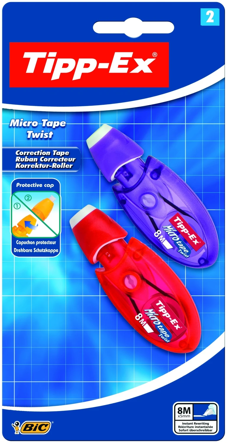 TIPP-EX Microtape Twist 8 m x 5 mm - 2 Stück