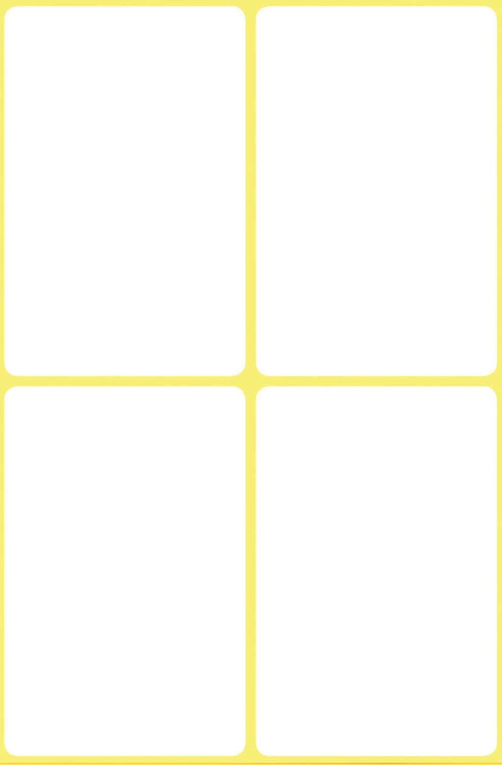 AVERY ZWECKFORM 3087 Etiquettes, 54 × 35 mm, 6 feuilles