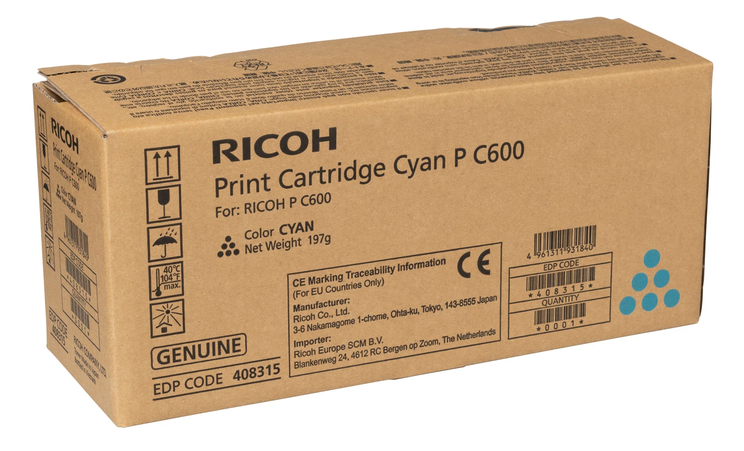 RICOH 408315 Toner cyan