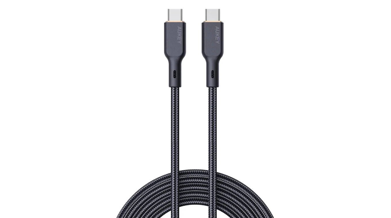 AUKEY Câble USB-C vers USB-C 1.8 m, Nylon Kevlar