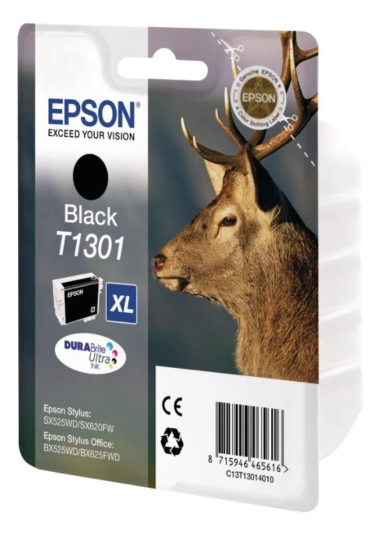 EPSON T130140 Tintenpatrone XL schwarz