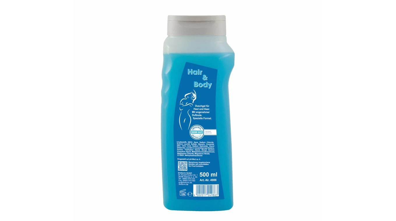 DREITURM Shampoo & Duschgel Hair & Body 500 ml