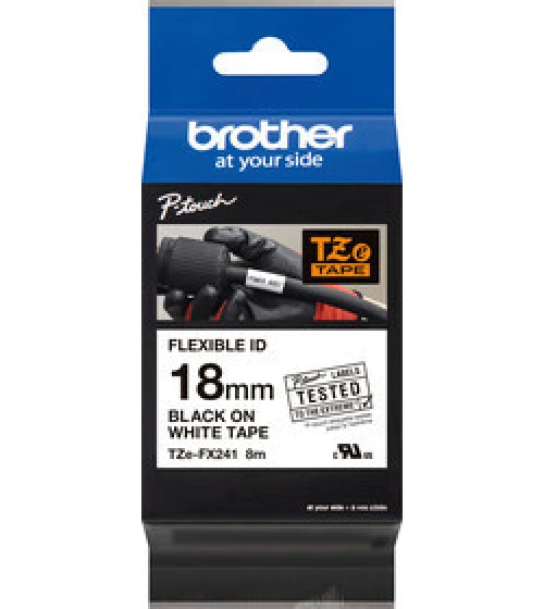 BROTHER P-TOUCH TZe-FX241 Flexitape 18 mm