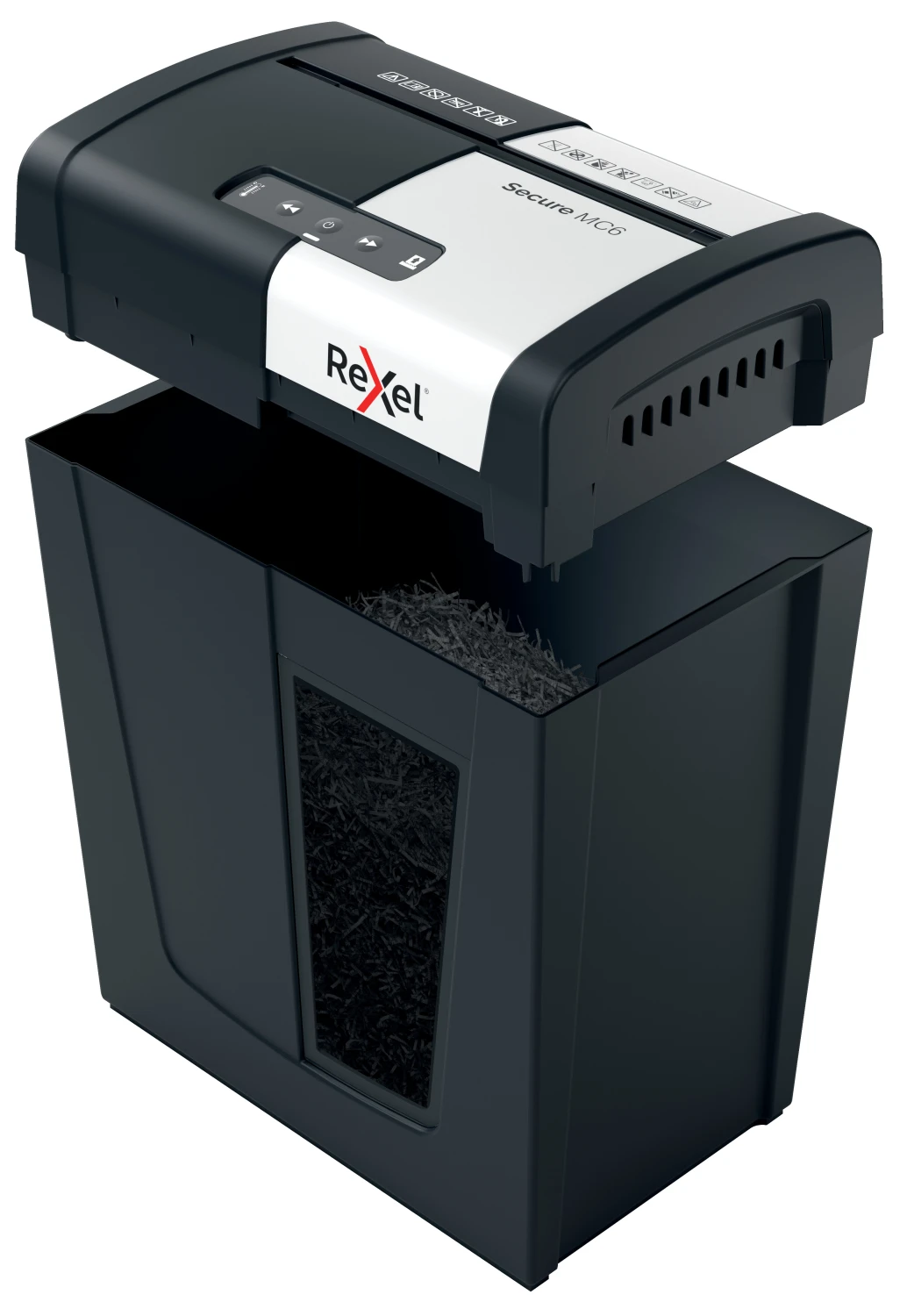 REXEL Aktenvernichter Secure MC6, P-5, 18lt