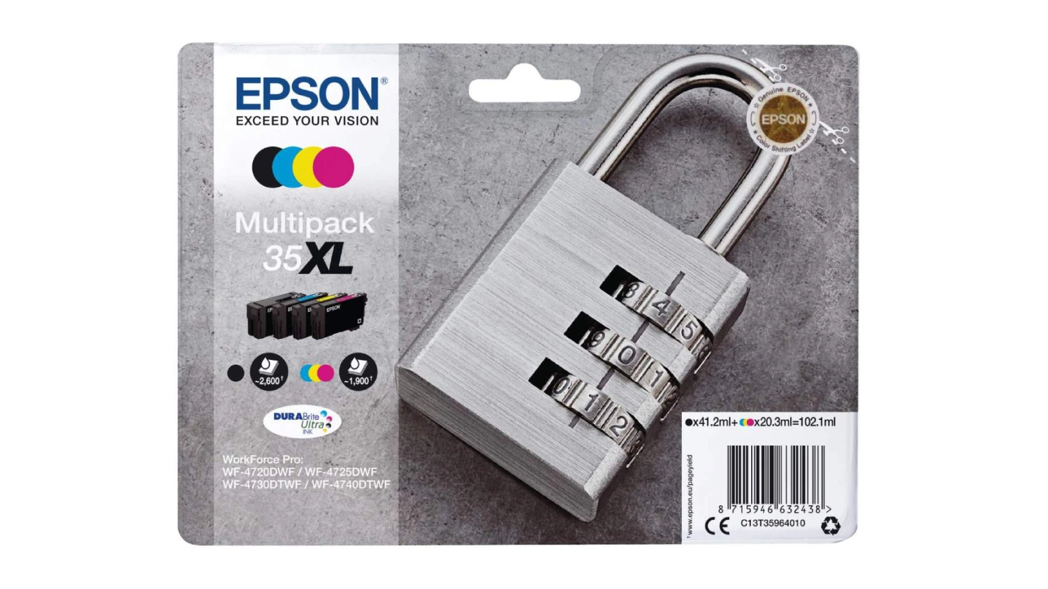 EPSON T359640 Multipack Tinte XL CMYBK