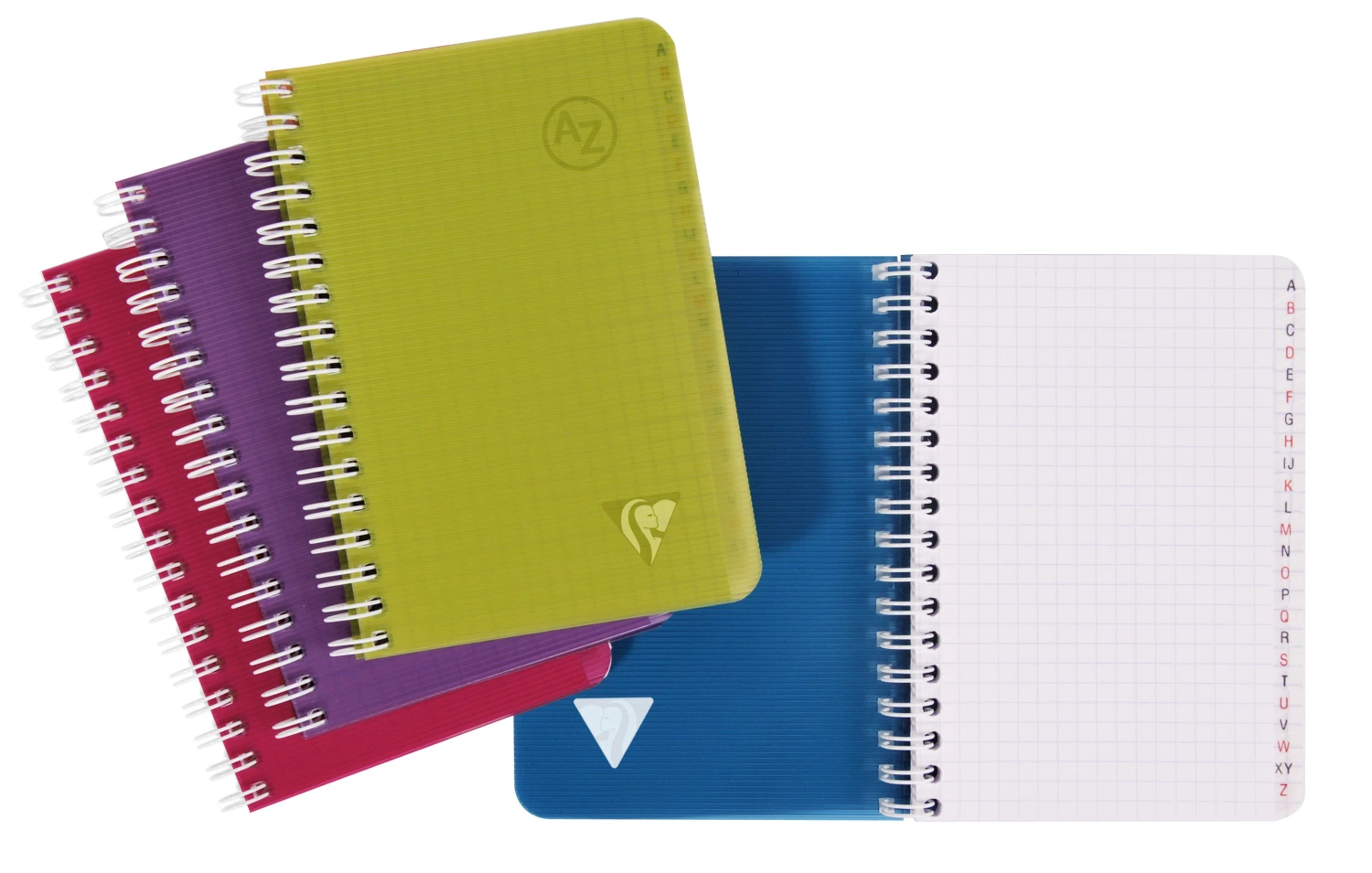 CLAIREFONTAINE LINICOLOR Cahier 9.5 x 14 cm - A-Z