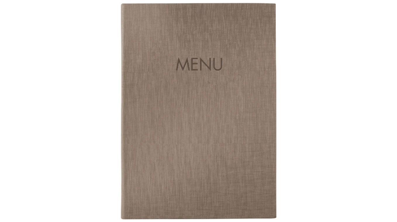 SIGEL Porte-menu - avec reliure élastique - pour 8 pages
