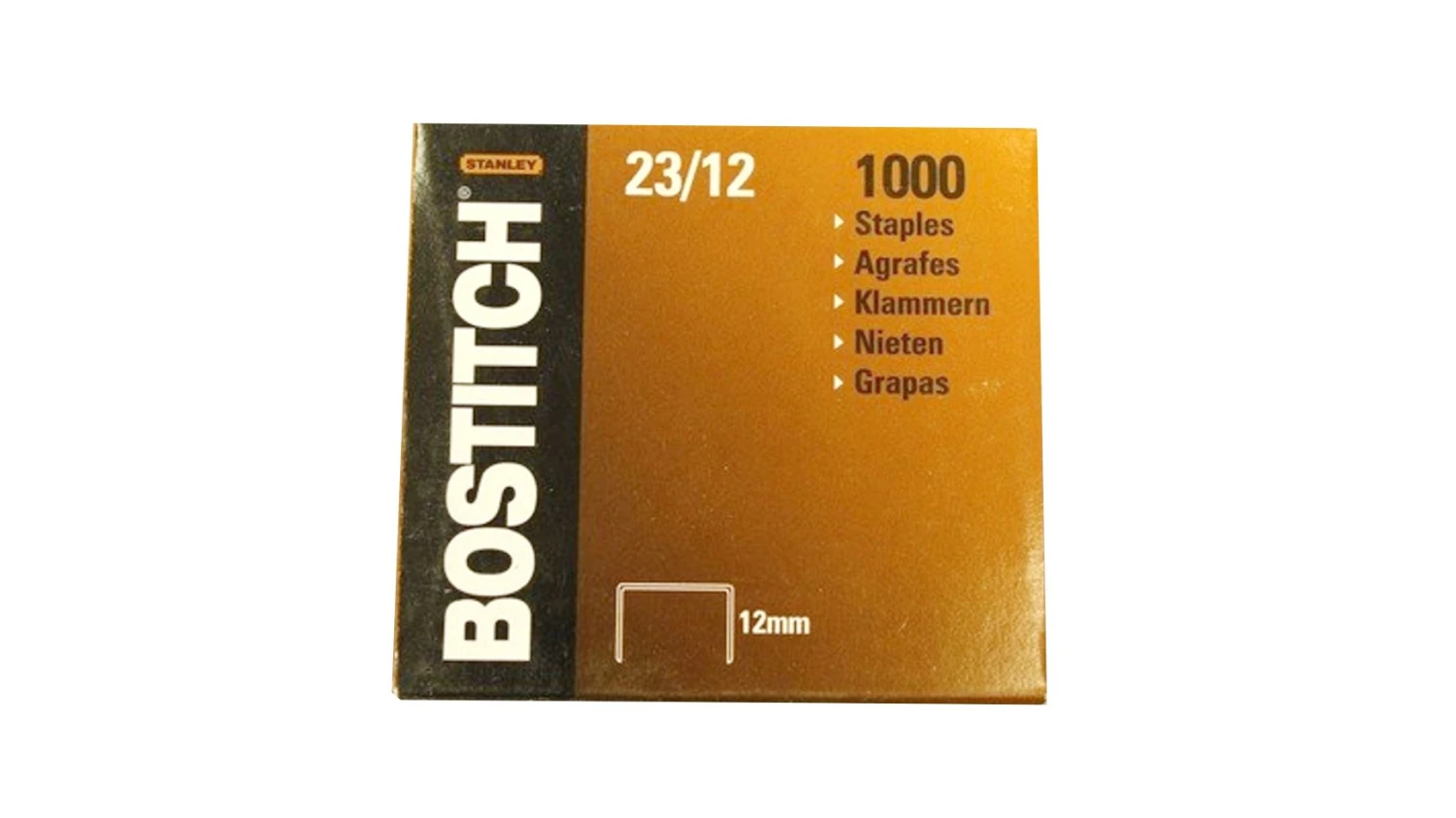 BOSTITCH Agrafes Max 23/12, 12mm, 1000x