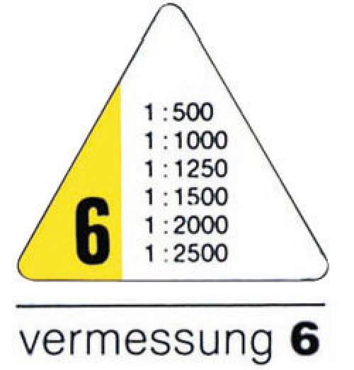RUMOLD Règle triangulaire 150 - 30 cm - Mesure 6