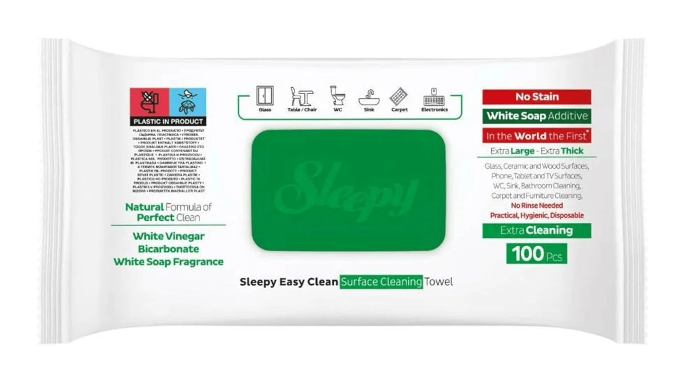 SLEEPY Oberflächenreinigungstücher Easy Clean 100 Tücher