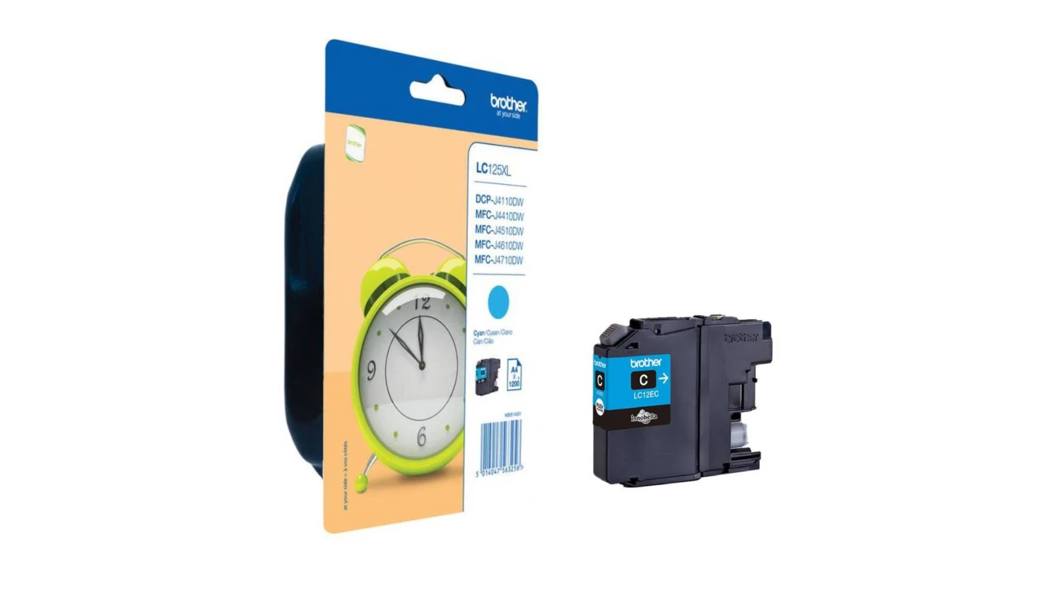 BROTHER LC-125XLC Tintenpatrone XL cyan