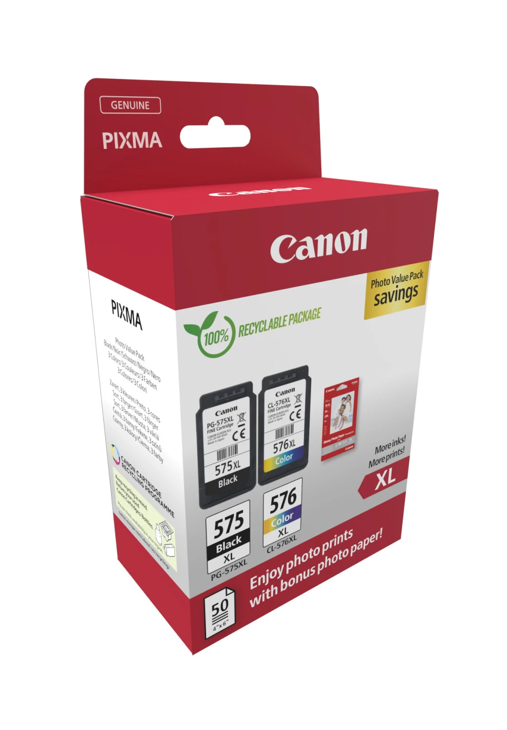 CANON 5437C006 Photo Value Pack XL BKCMY