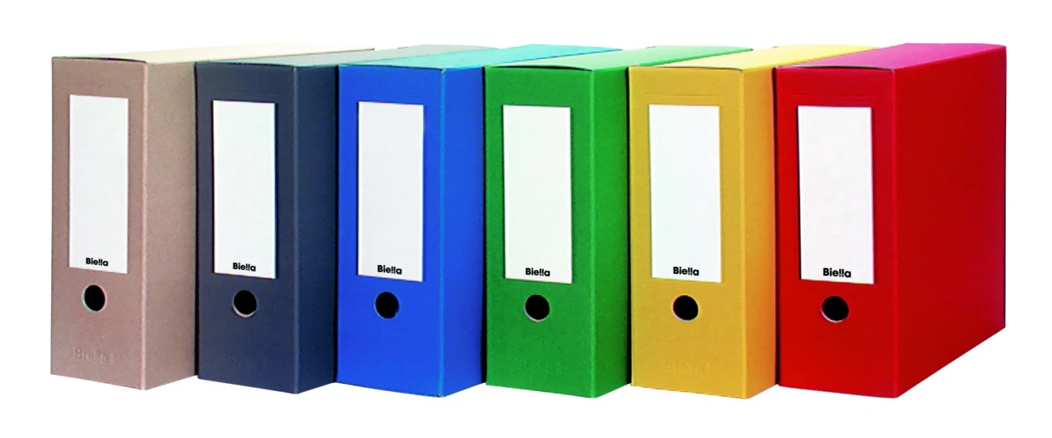 BIELLA Boîtes d'archivage 27 x 33 x 10 cm, 10 pièces