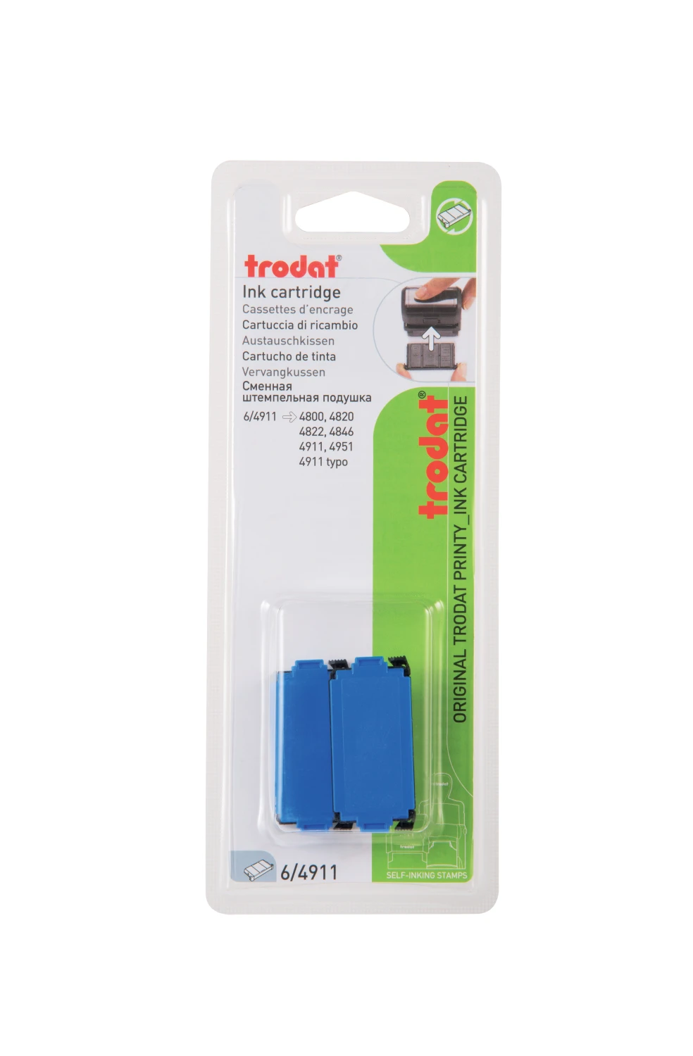 TRODAT Stempelkissen 6/4911 - 2er Pack