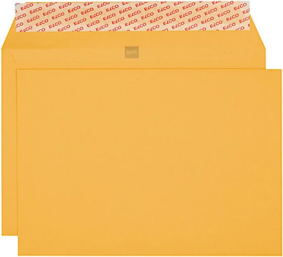 Enveloppes Elco jaune banque, C4