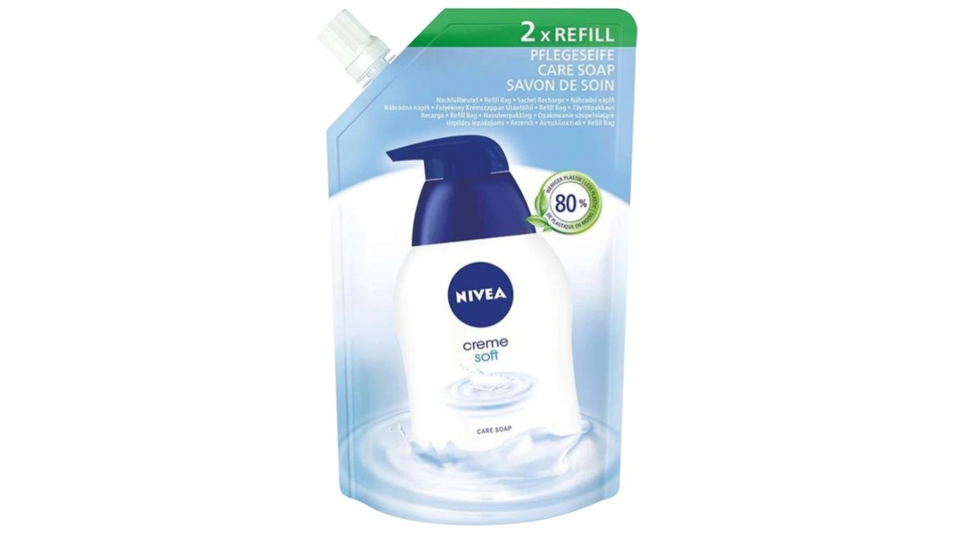 NIVEA Savon de soin Crème Soft Refill 500 ml