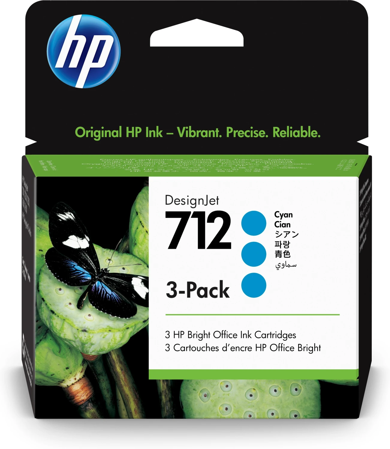 HP 712 Tintenpatrone cyan