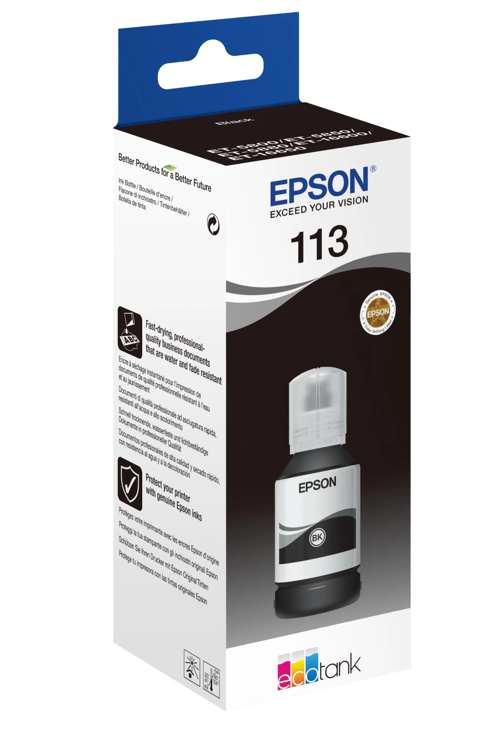 EPSON 113 Bouteille d'encre noir