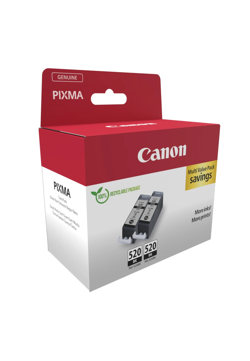 CANON PGI-520BKT Twin Pack Tintenpatrone schwarz