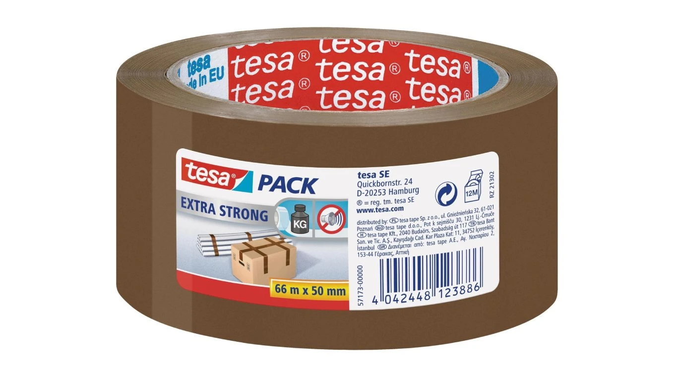 TESA Extra Strong Verpackungsband braun 50 mm x 66 m