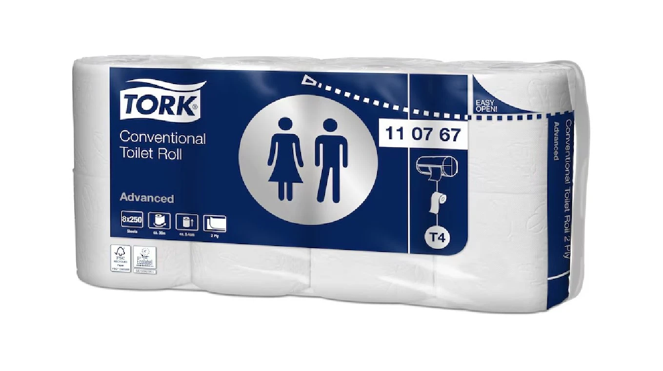 TORK Papier toilette Universal 2 couches, 64 rouleaux