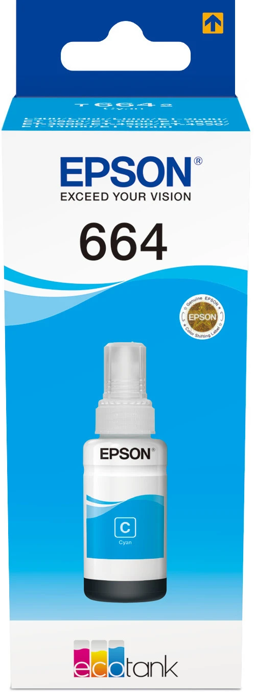 Epson réservoir d'encre cyan (C13T664240, T6642)