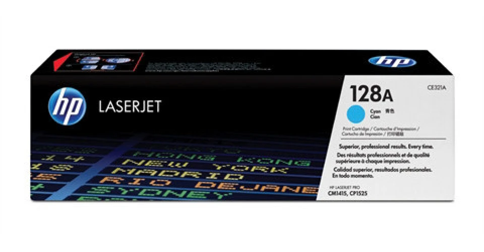 HP 128A Toner cyan