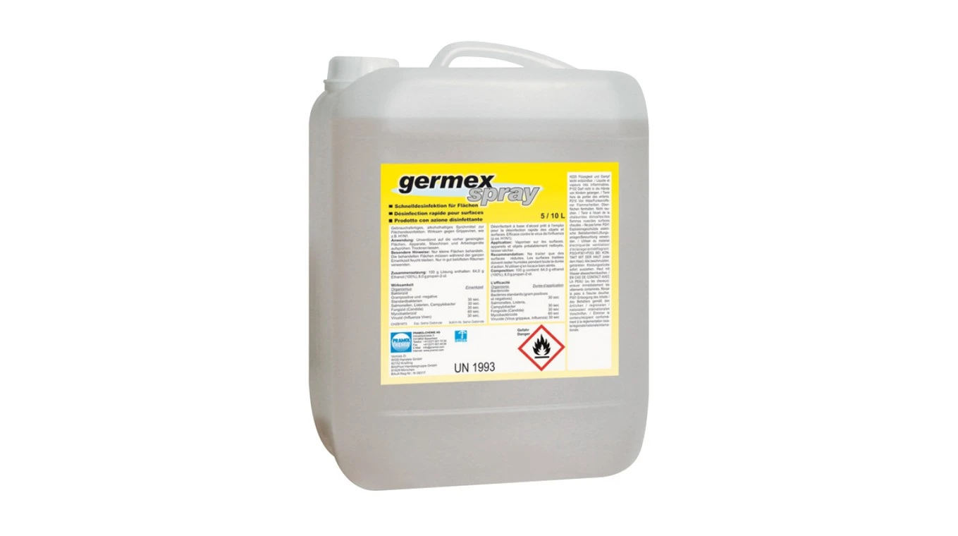 PRAMOL Flächendesinfektionsmittel Germex Spray 10 L