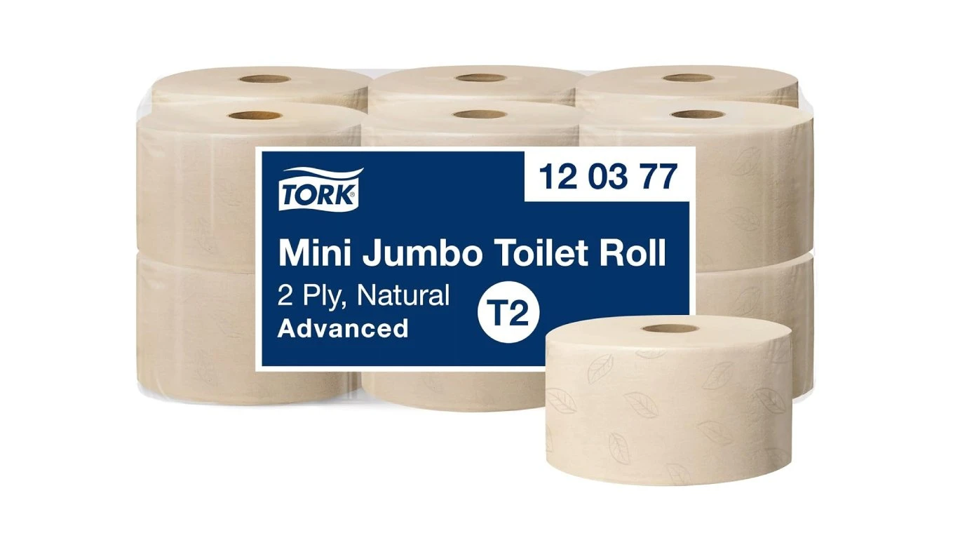 TORK Papier toilette Jumbo Mini 2 couches, 12 rouleaux