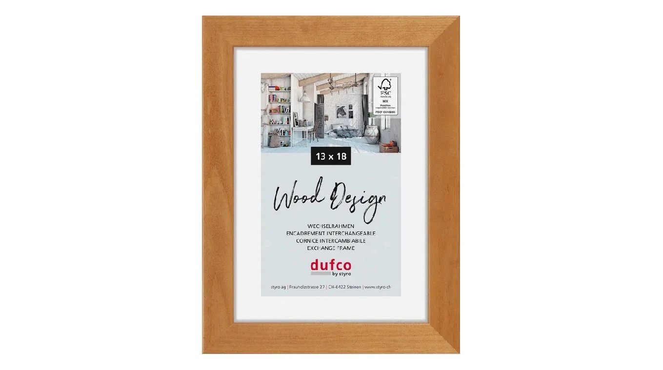 DUFCO "Toronto" Cadre photo en bois massif 13 x 18 cm