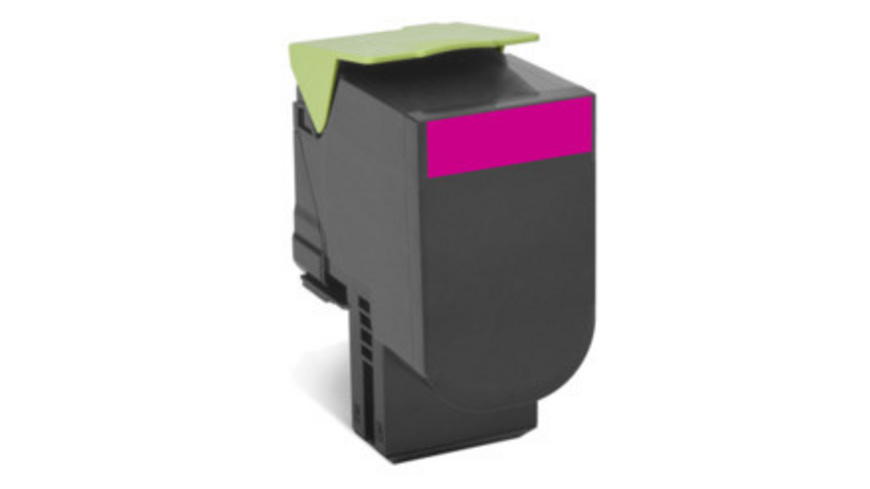 Lexmark Toner Return magenta haute-capacité (80C2SM0, 802SM)
