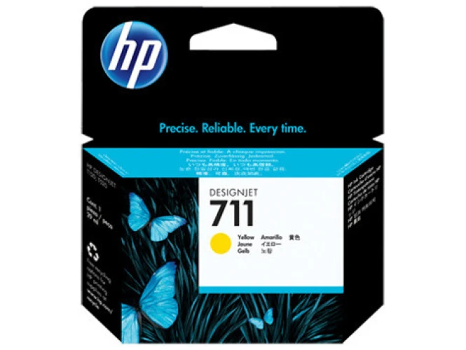 HP 711 Tintenpatrone gelb