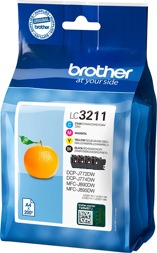 BROTHER LC3211VAL Valuepack Tintenpatrone CMYBK
