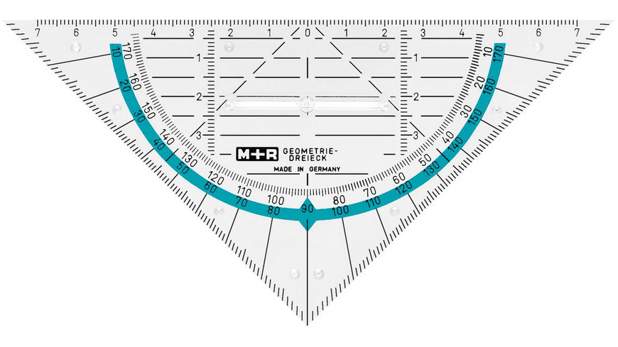 M+R Geodreieck 16cm