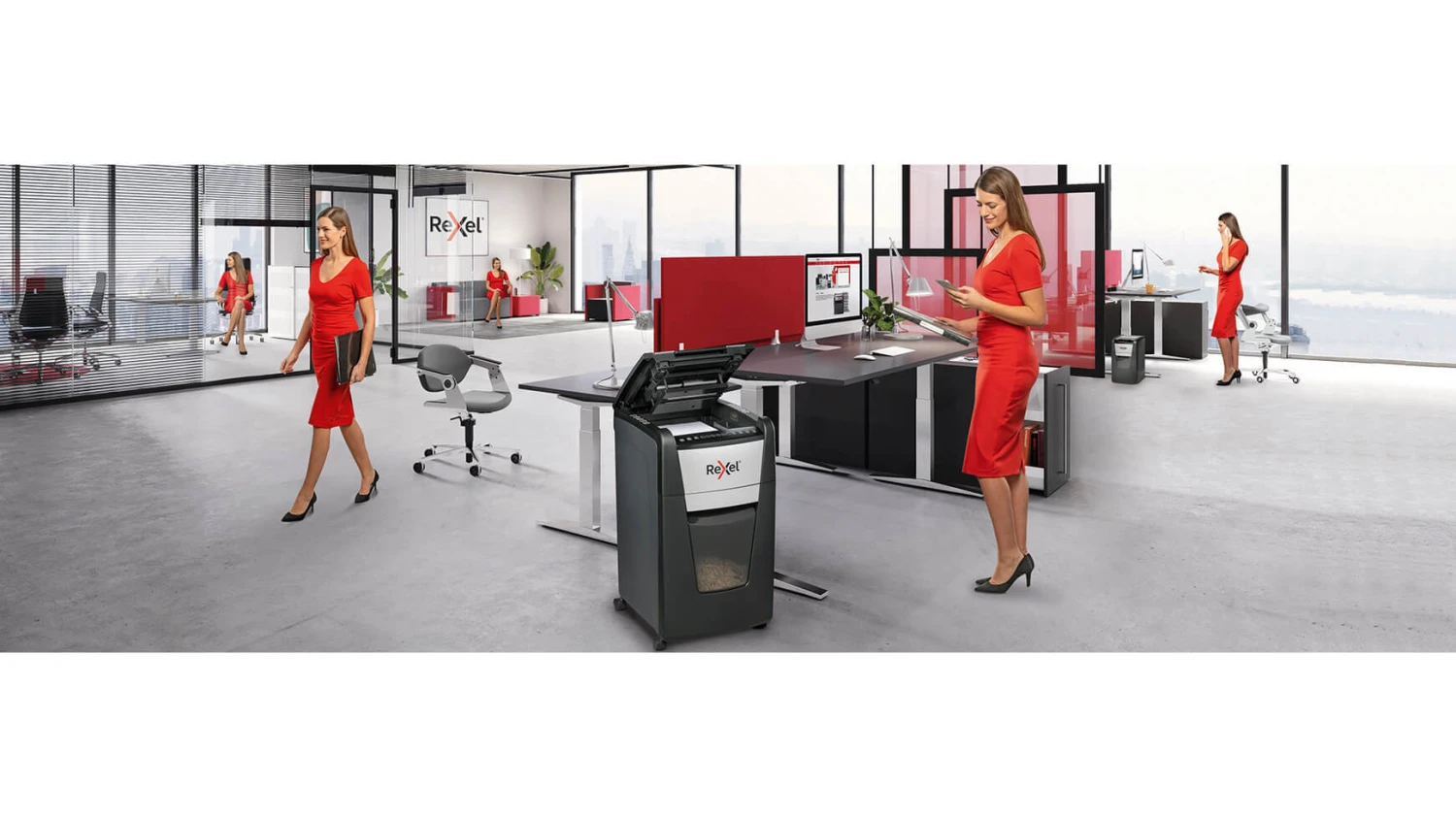 REXEL Aktenvernichter Optimum AutoFeed+ 225X 60lt