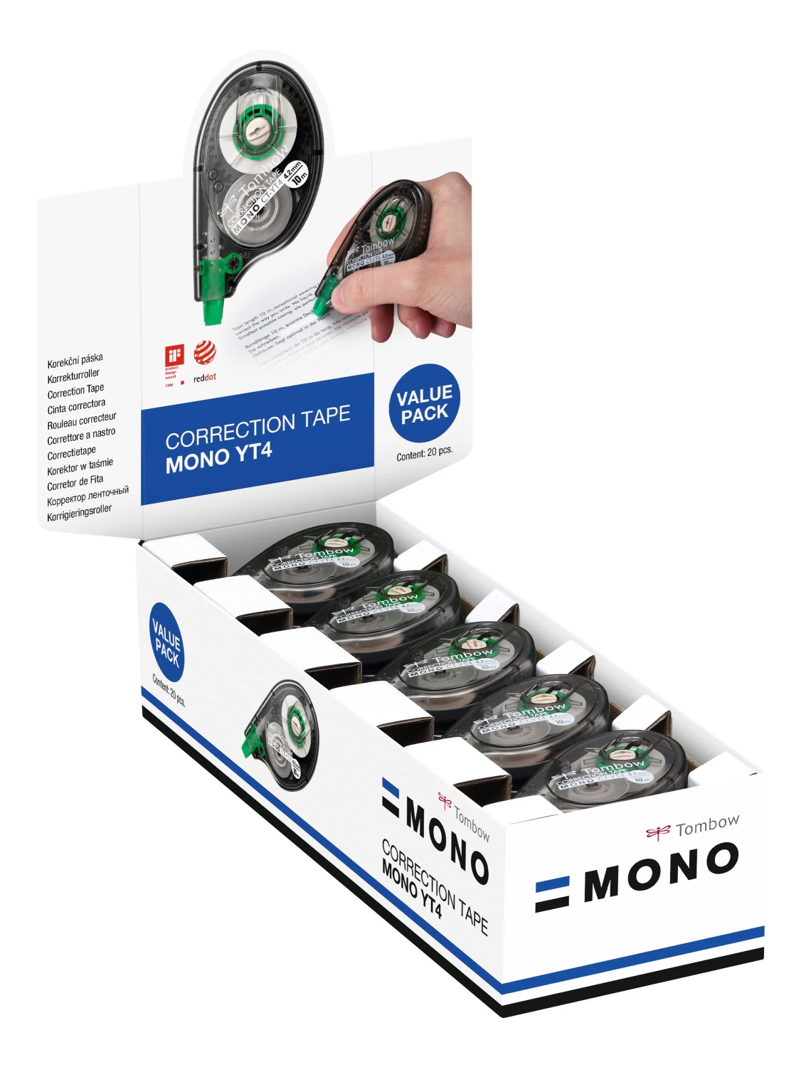 TOMBOW Mono YT4 Korrekturroller (20x)