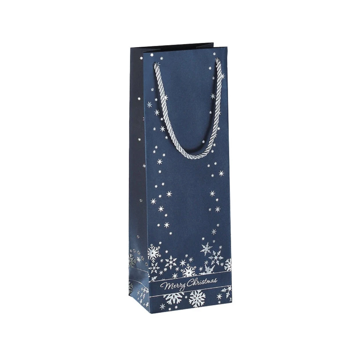SIGEL Geschenktaschen "Schneeflocken" mit Silberprägung