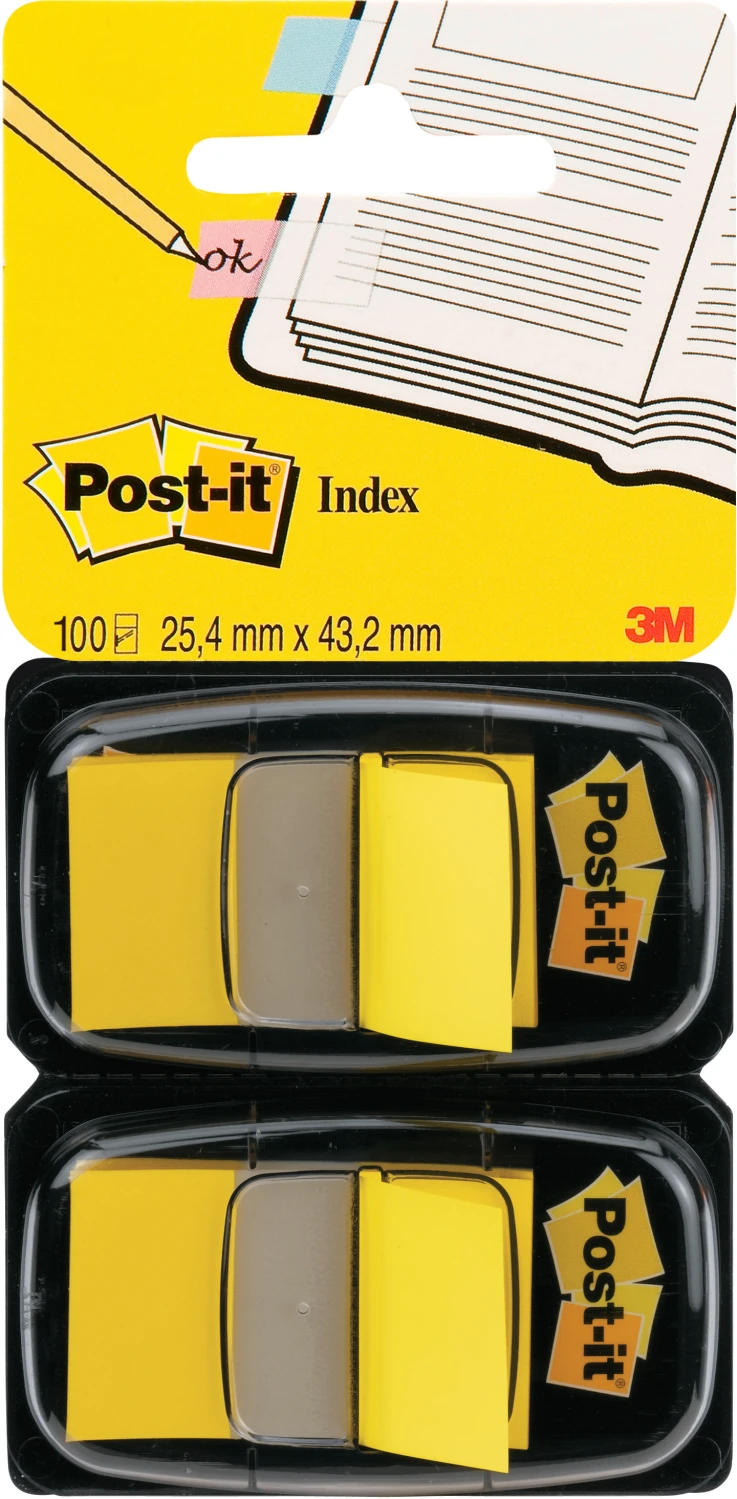 POST-IT Haftstreifen Index Standard 2 x 50 Blatt