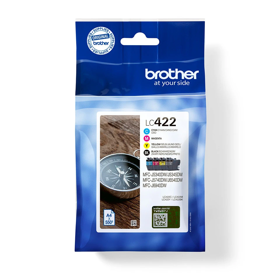 BROTHER LC422VAL Cartouches d'encre CMYBK