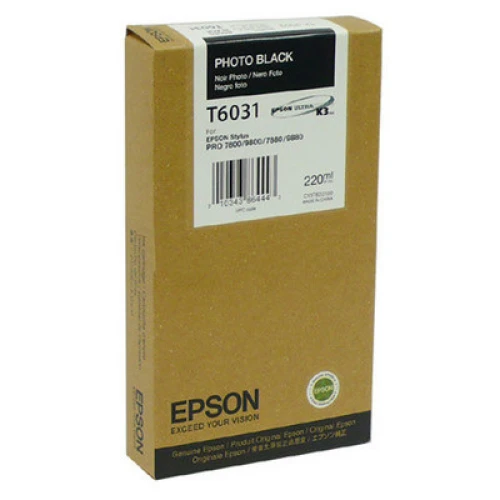 EPSON T603100 Tintenpatrone photo schwarz
