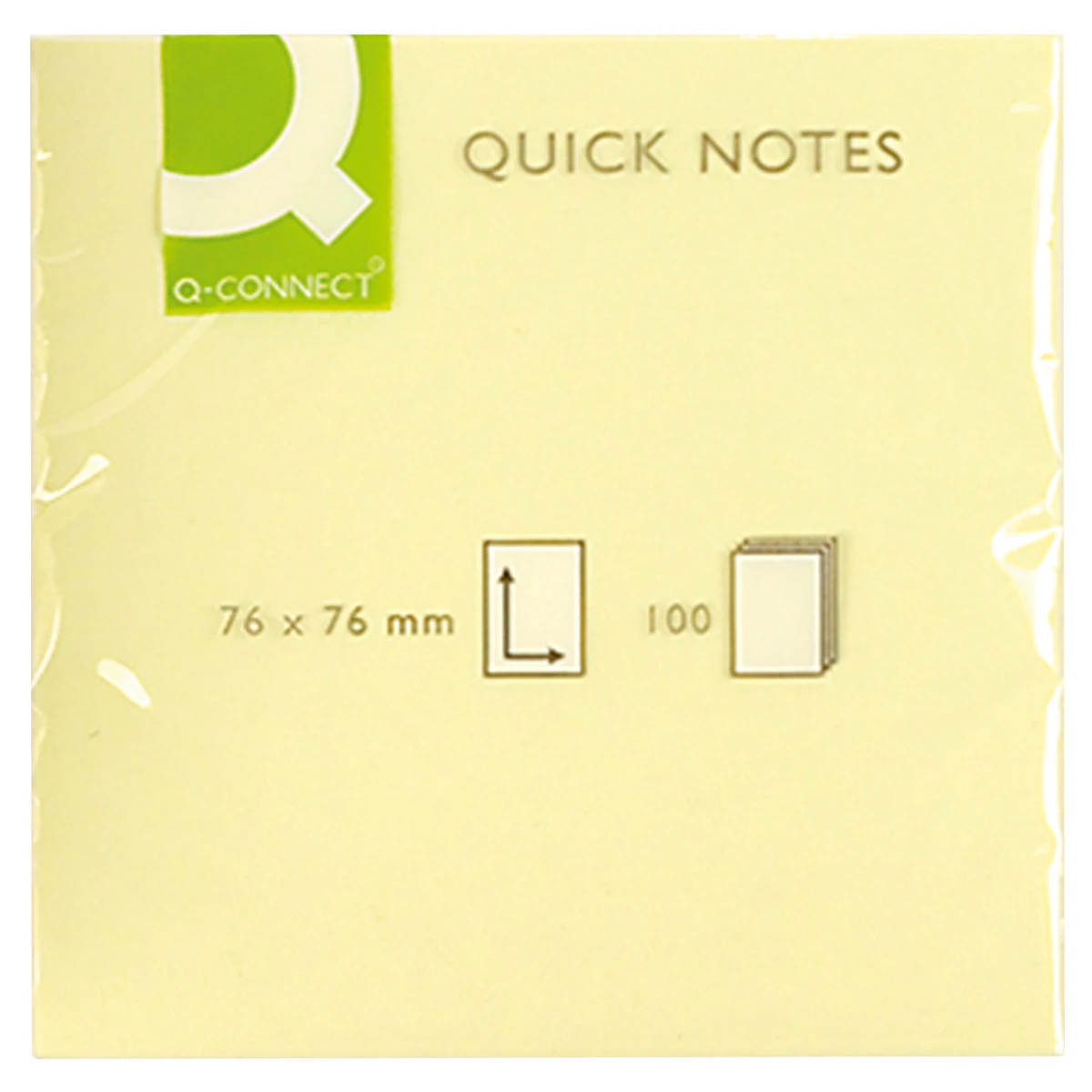 Q-CONNECT Haftnotizen 1 x 100 Blatt