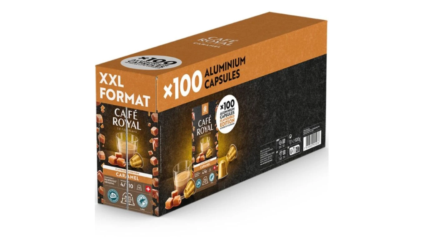 CAFE ROYAL Kaffeekapseln Caramel 100 Stück
