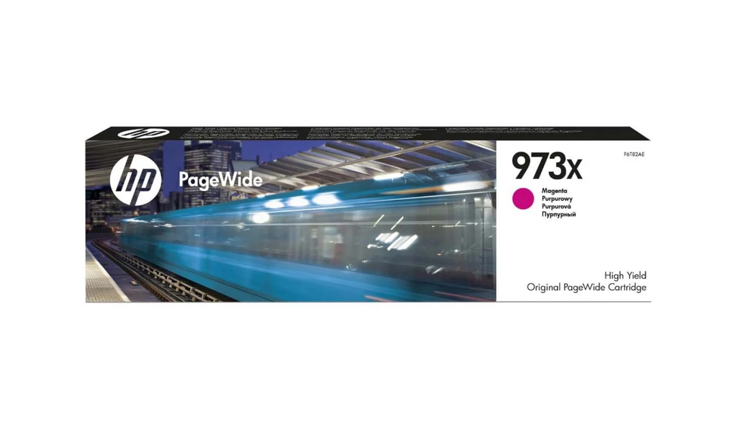 Hewlett Packard Cartouche d'encre magenta haute-capacité (F6T82AE, 973X)